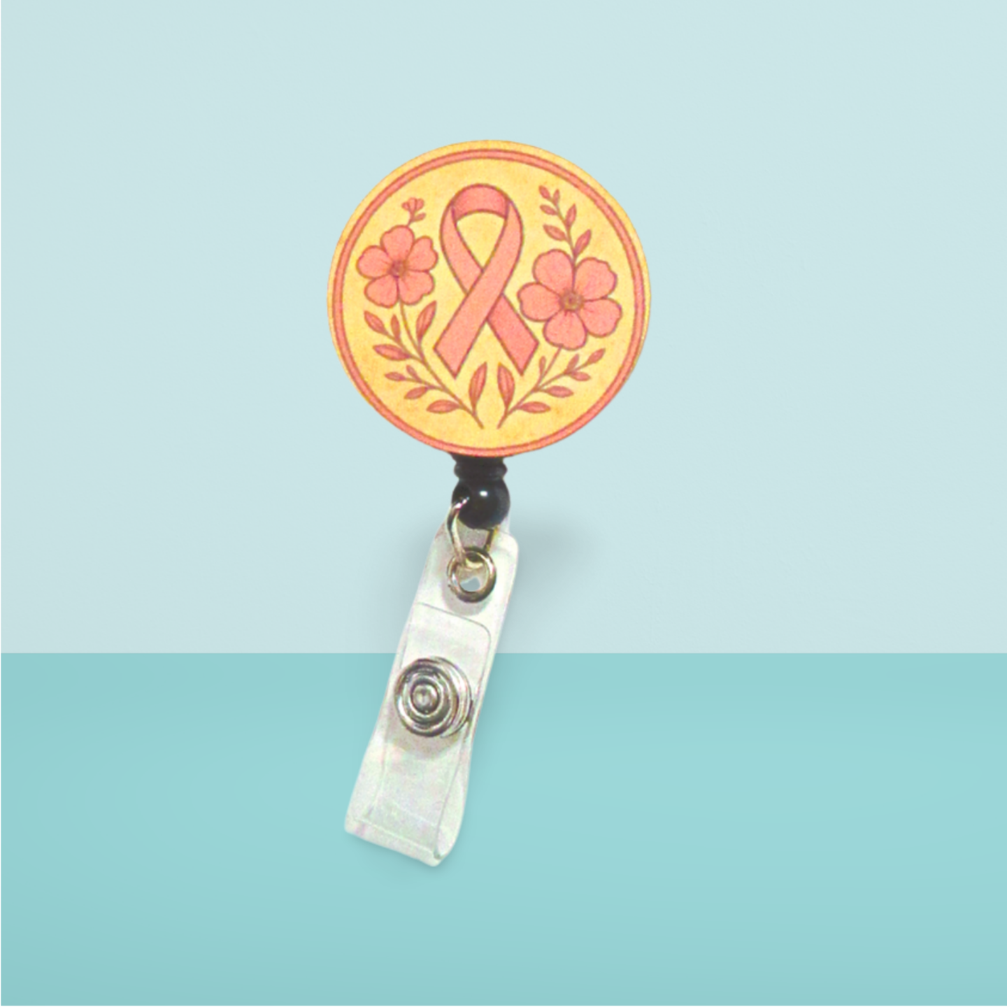 Round Shaped Sublimated Badge Reel