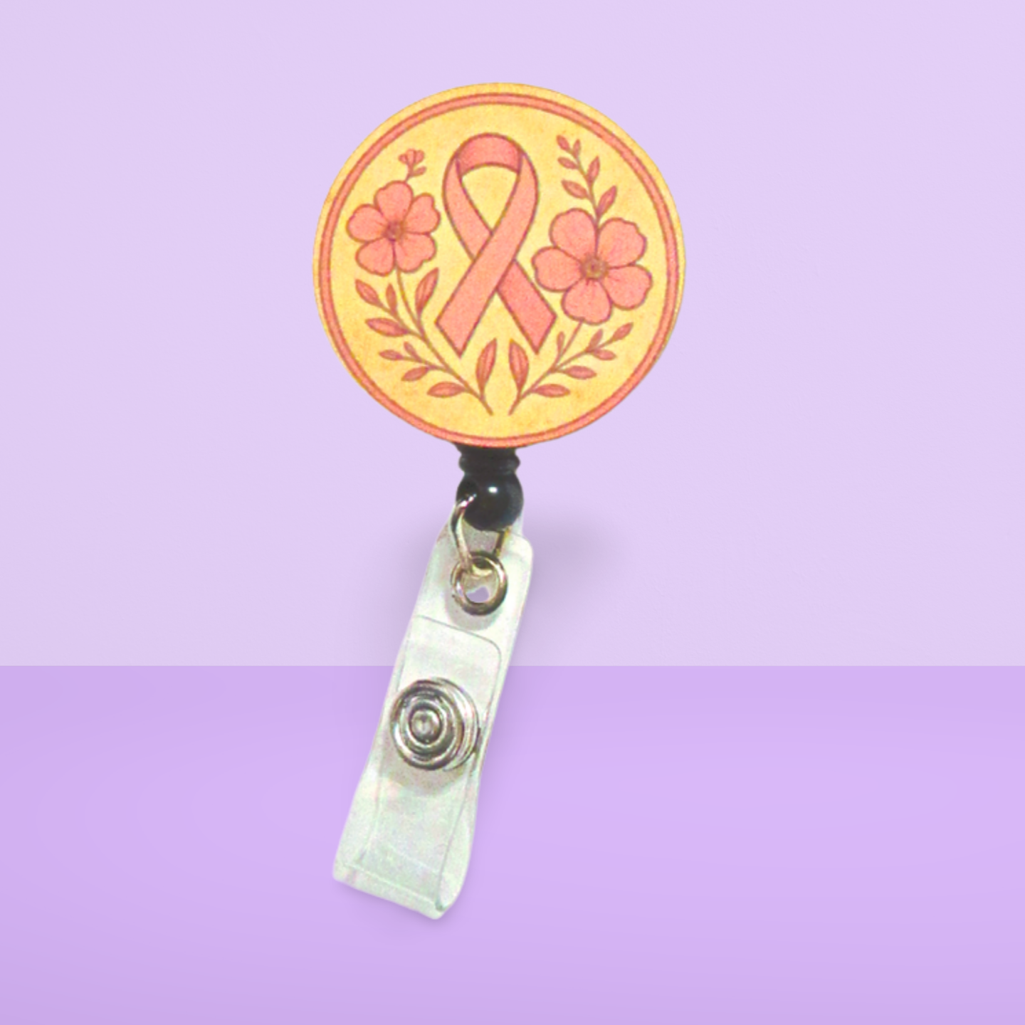 Round Shaped Sublimated Badge Reel