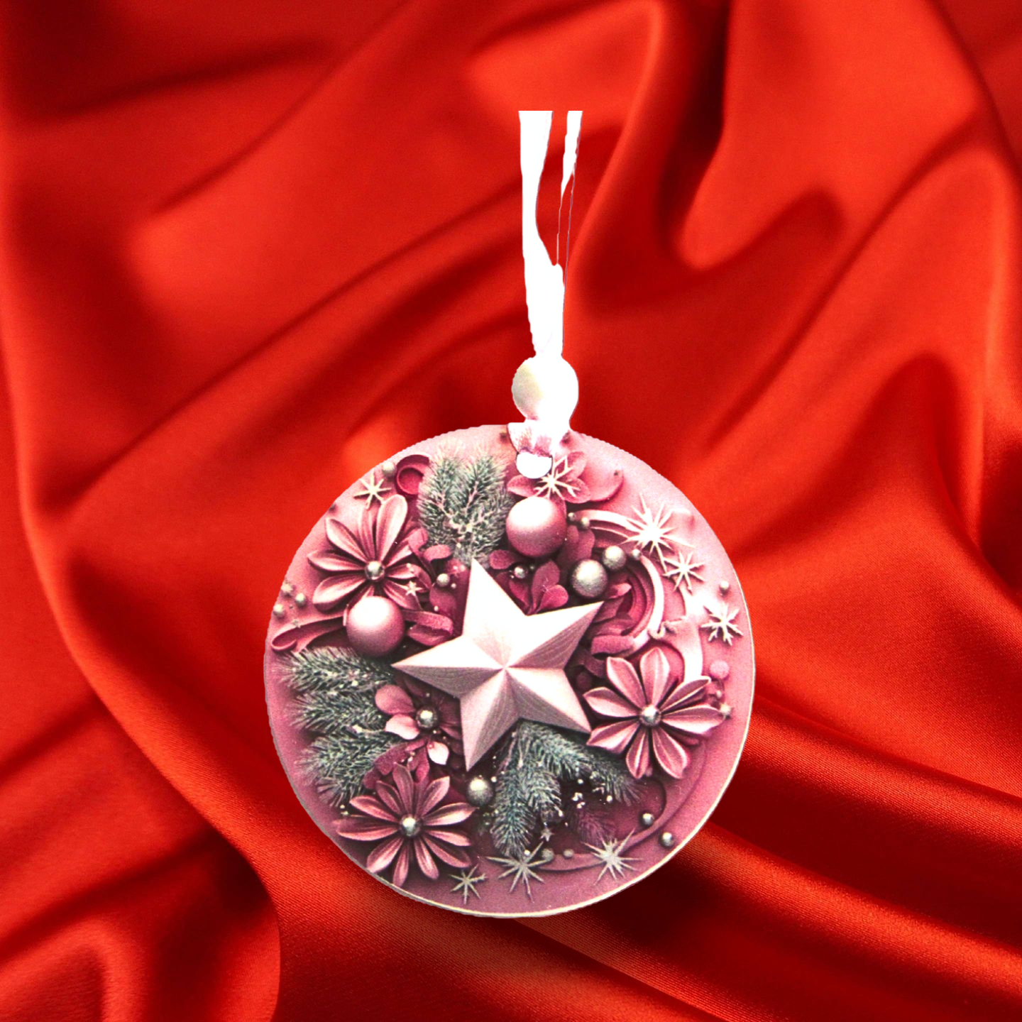 Round Shaped Sublimated Ornament