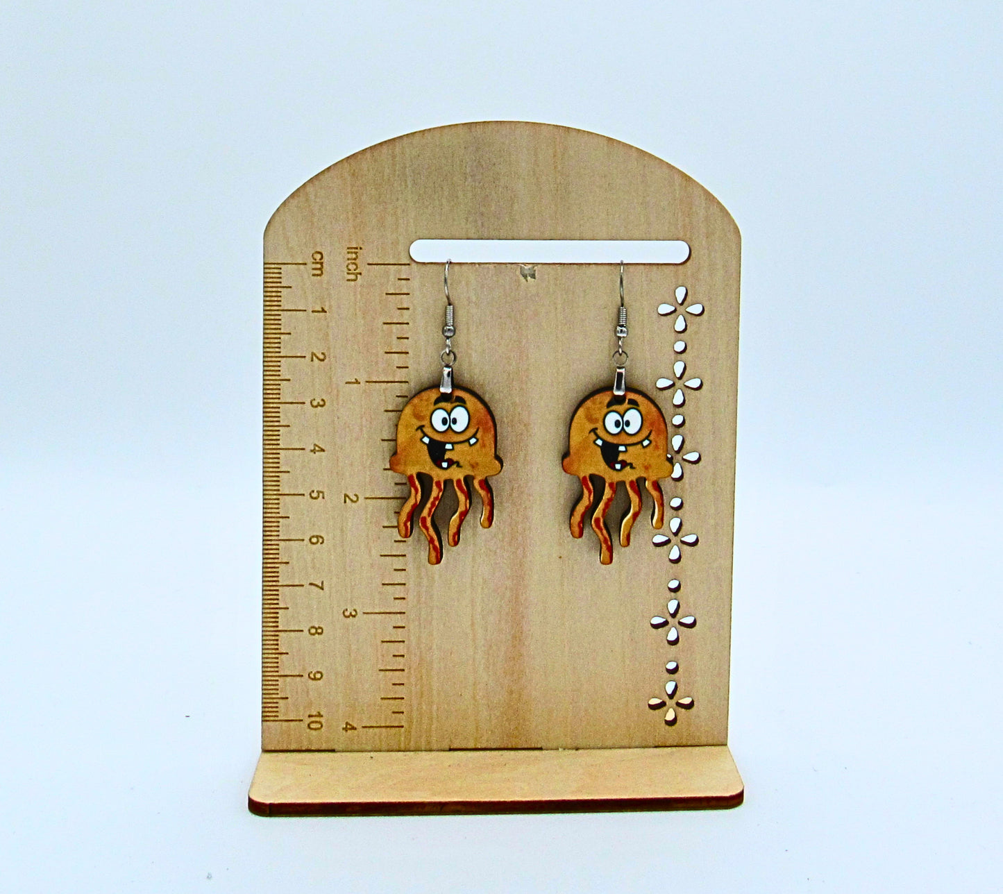 MDF-Jellyfish shaped Sublimated Earrings 1.5 inch (Faces)