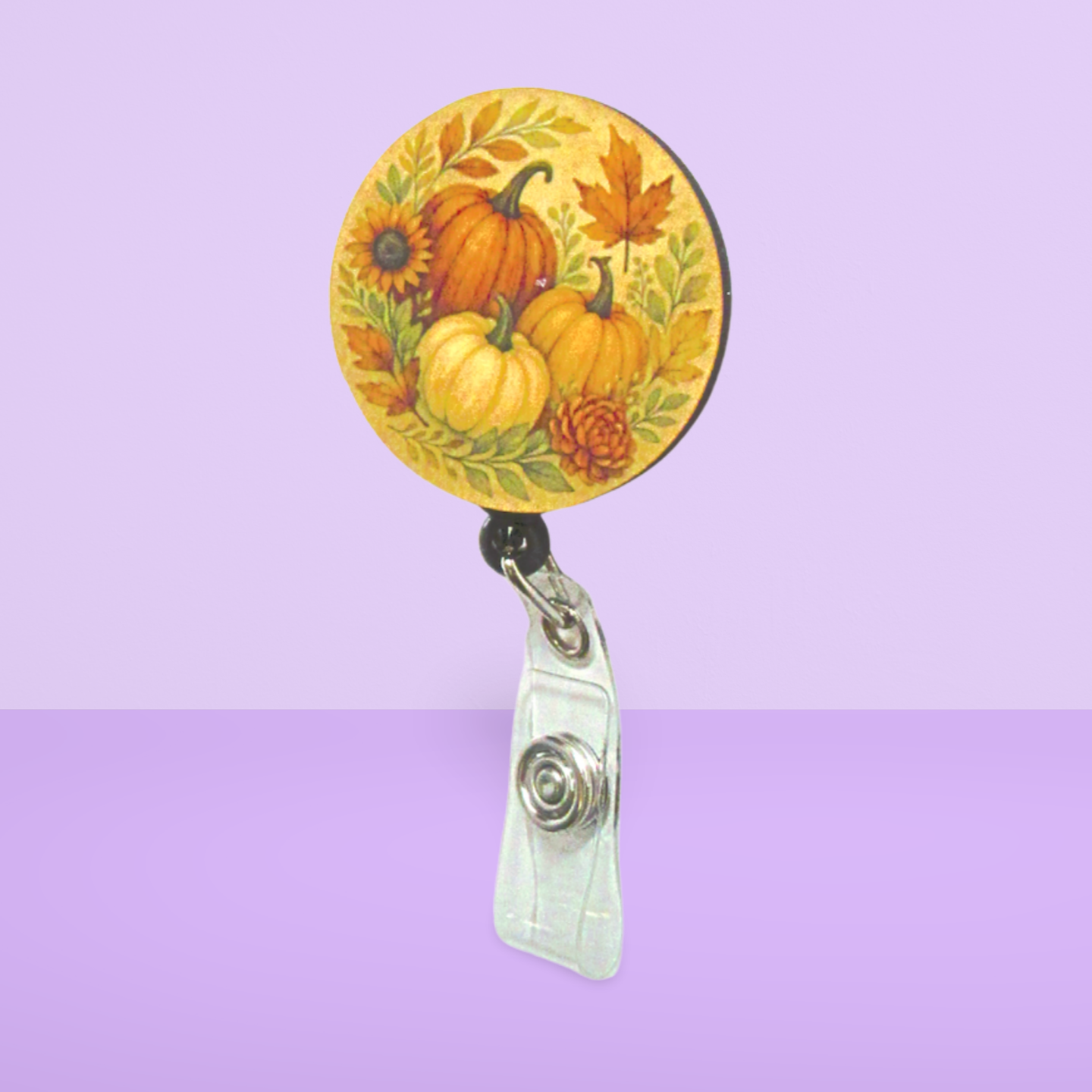 Round Shaped Sublimated Badge Reel