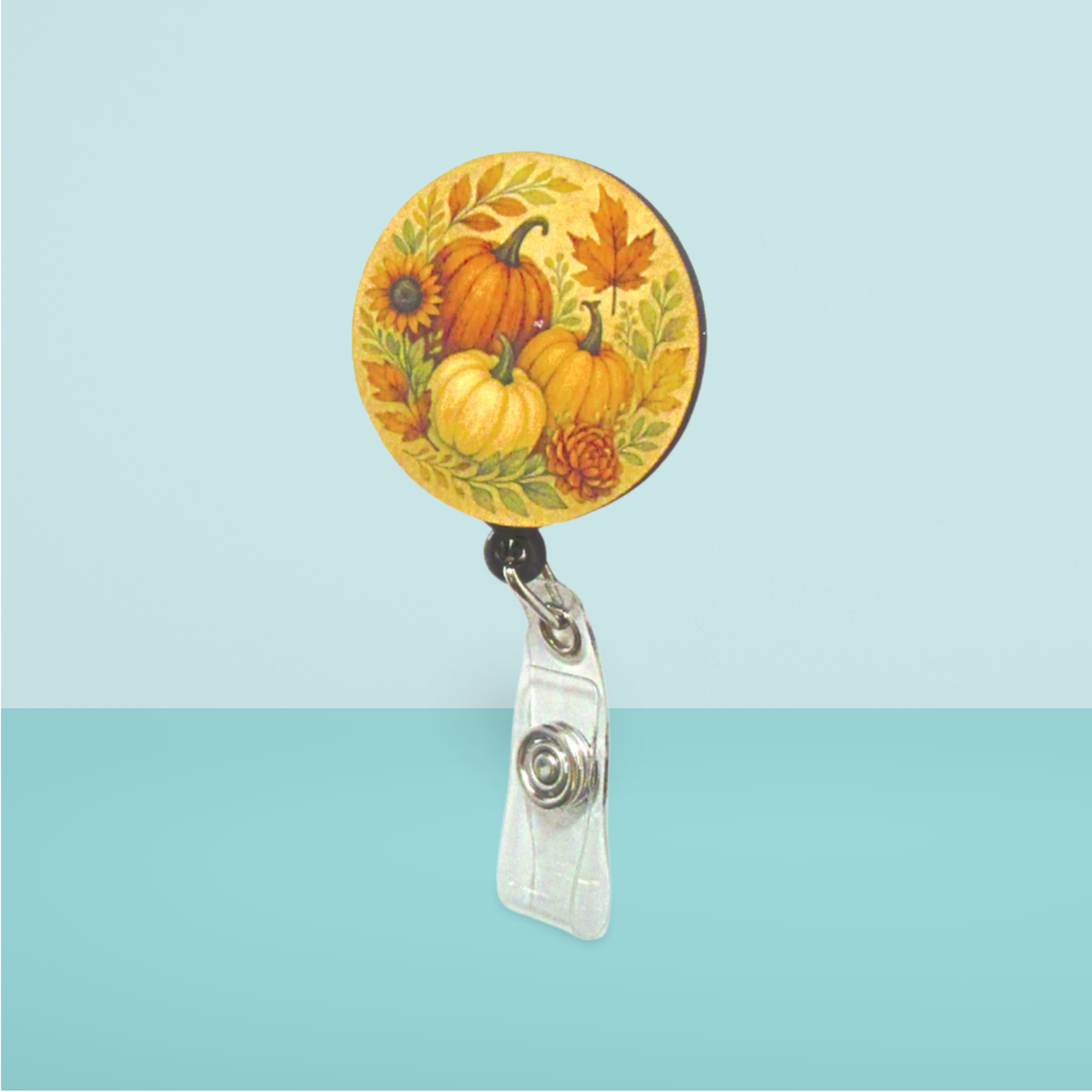Round Shaped Sublimated Badge Reel