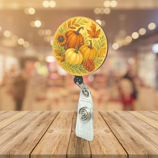 Round Shaped Sublimated Badge Reel