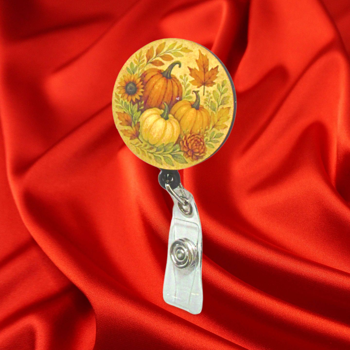 Round Shaped Sublimated Badge Reel