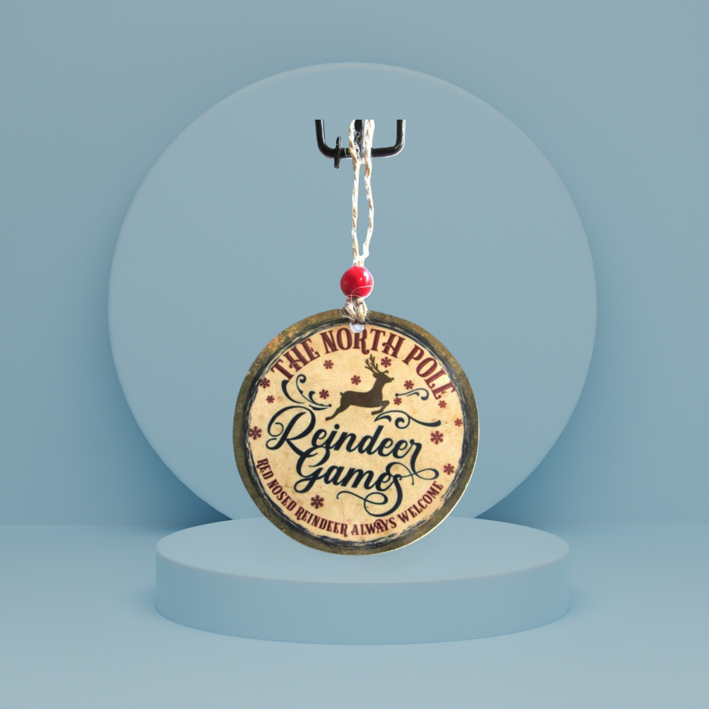 Round Shaped Sublimated Ornament