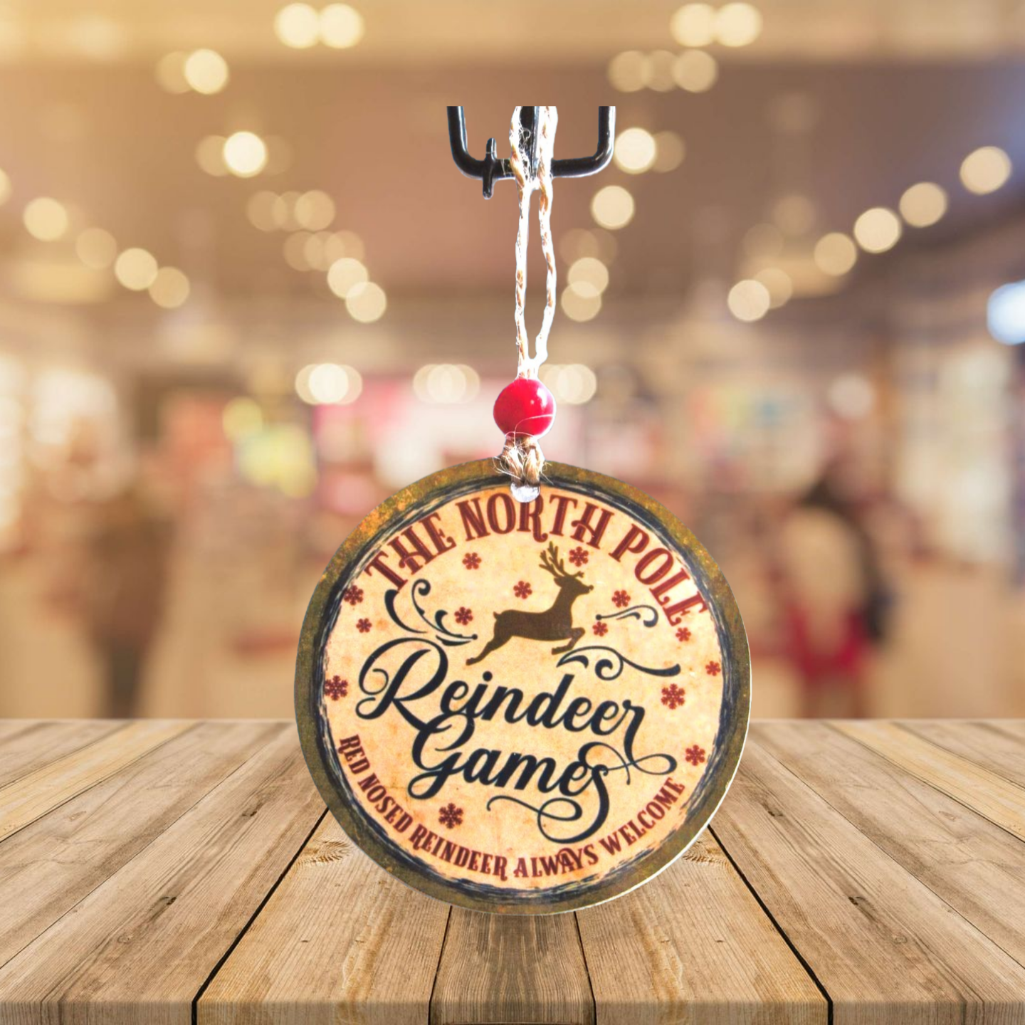 Round Shaped Sublimated Ornament