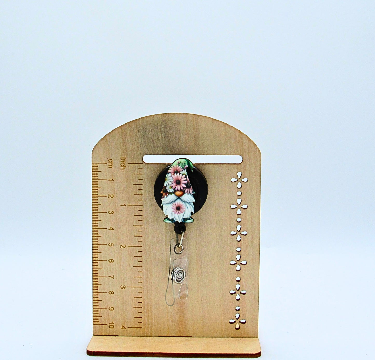 MDF- Gnome Shaped Sublimated Badge Reel