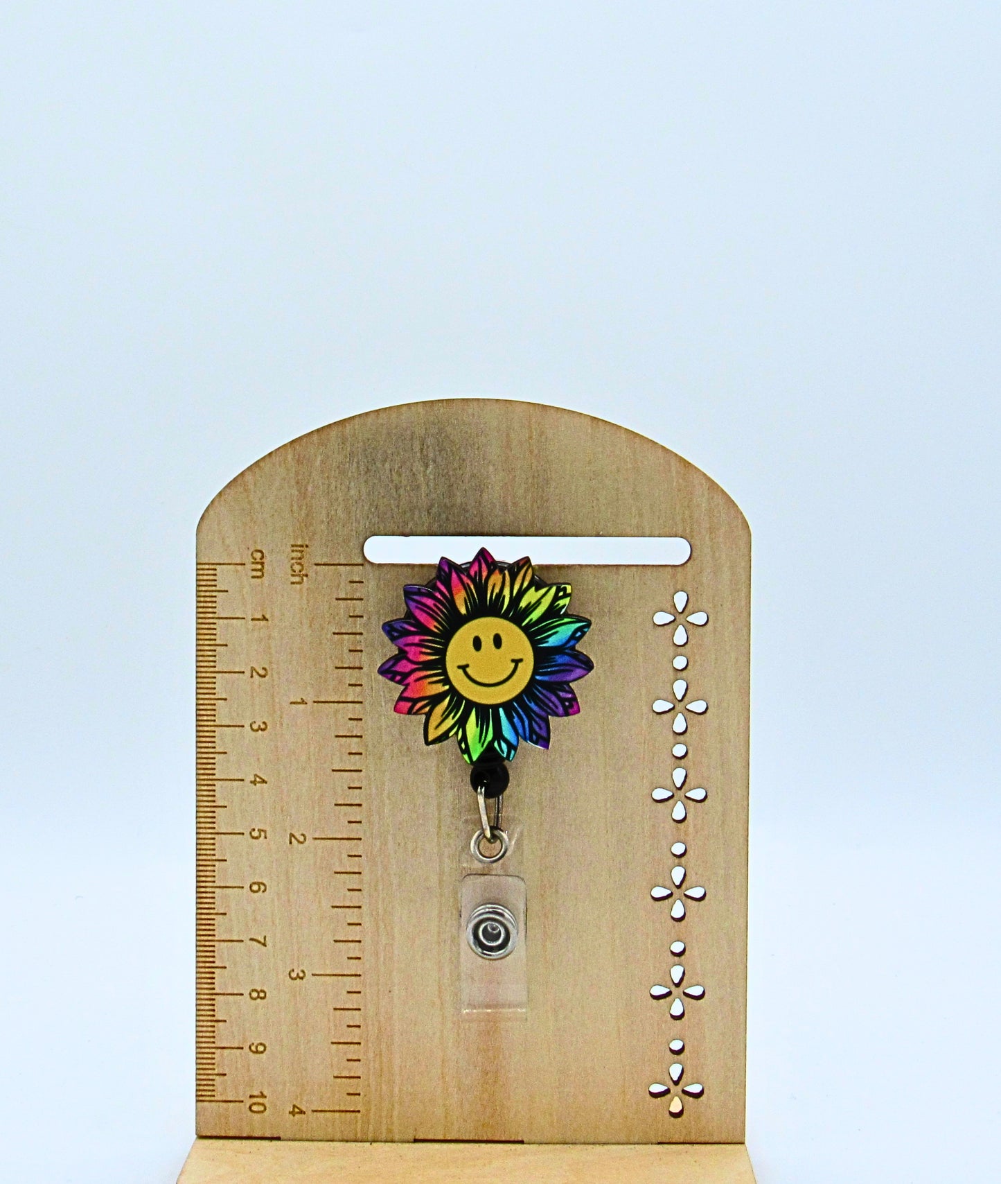 MDF- Sunflower Shaped Sublimated Badge Reel