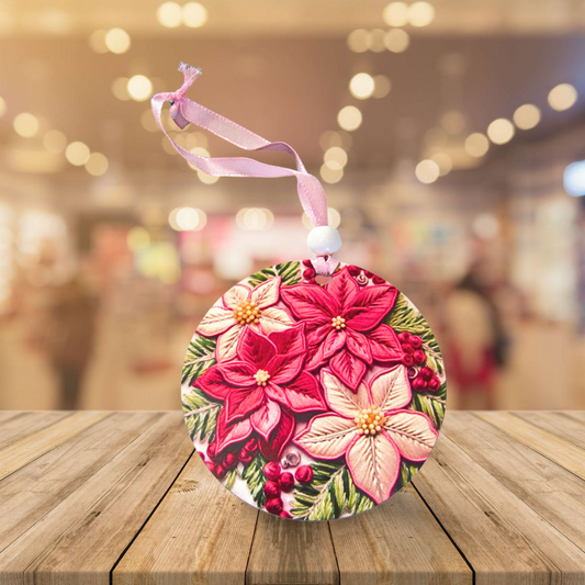 Round Shaped Sublimated Ornament