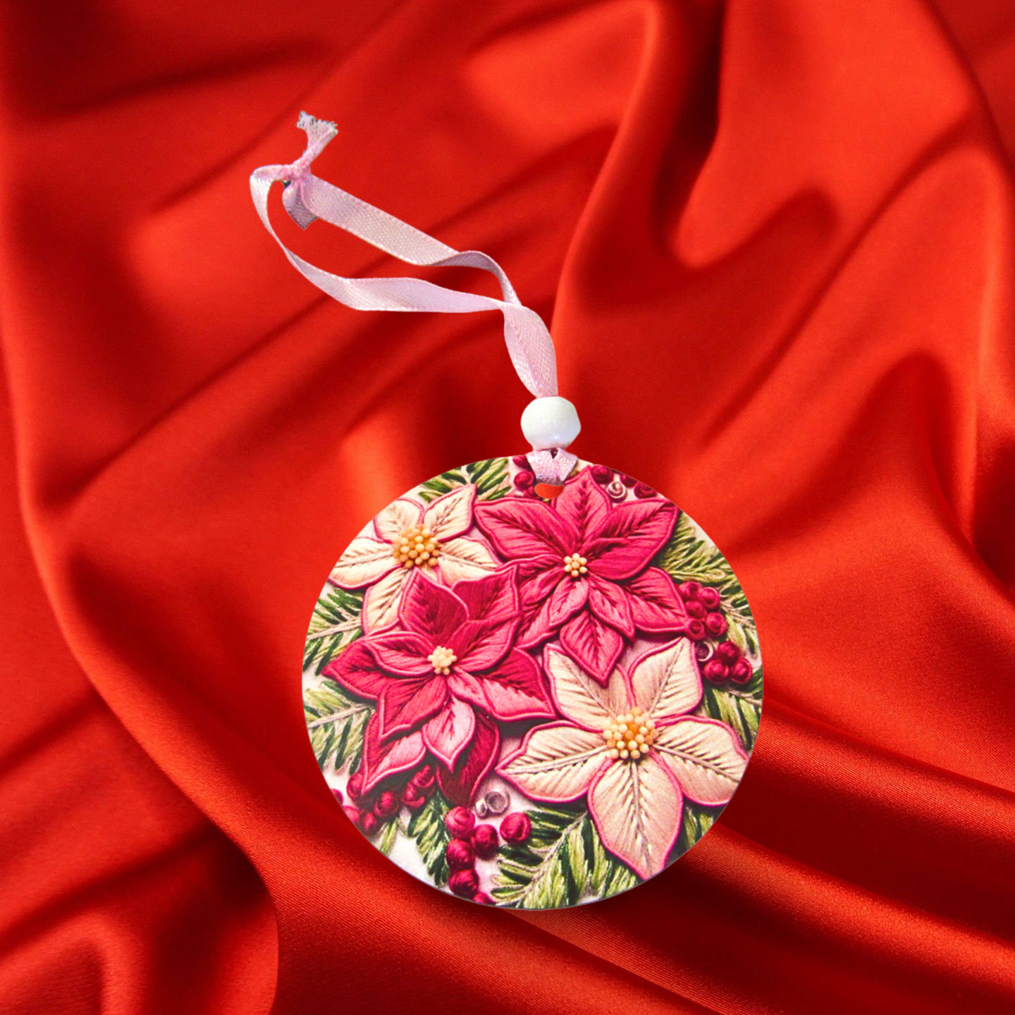 Round Shaped Sublimated Ornament