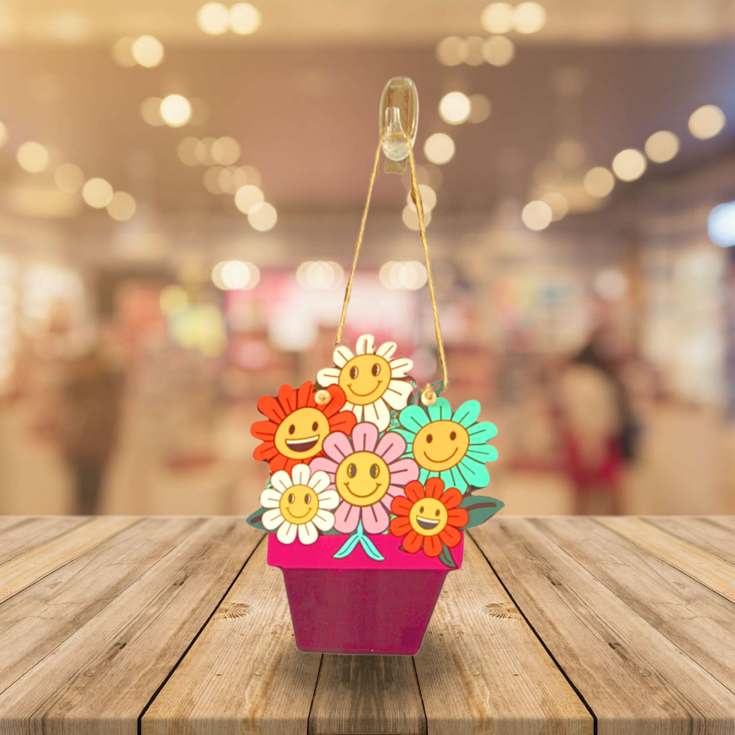 Flower Pot Sublimated Door Hanger