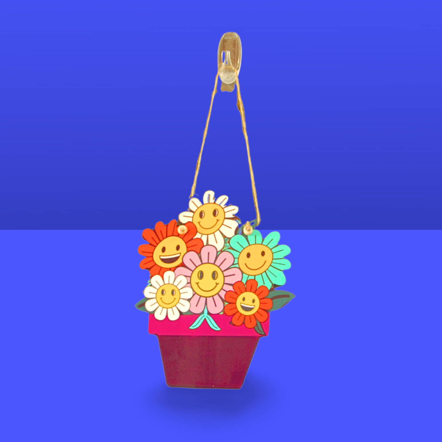 Flower Pot Sublimated Door Hanger