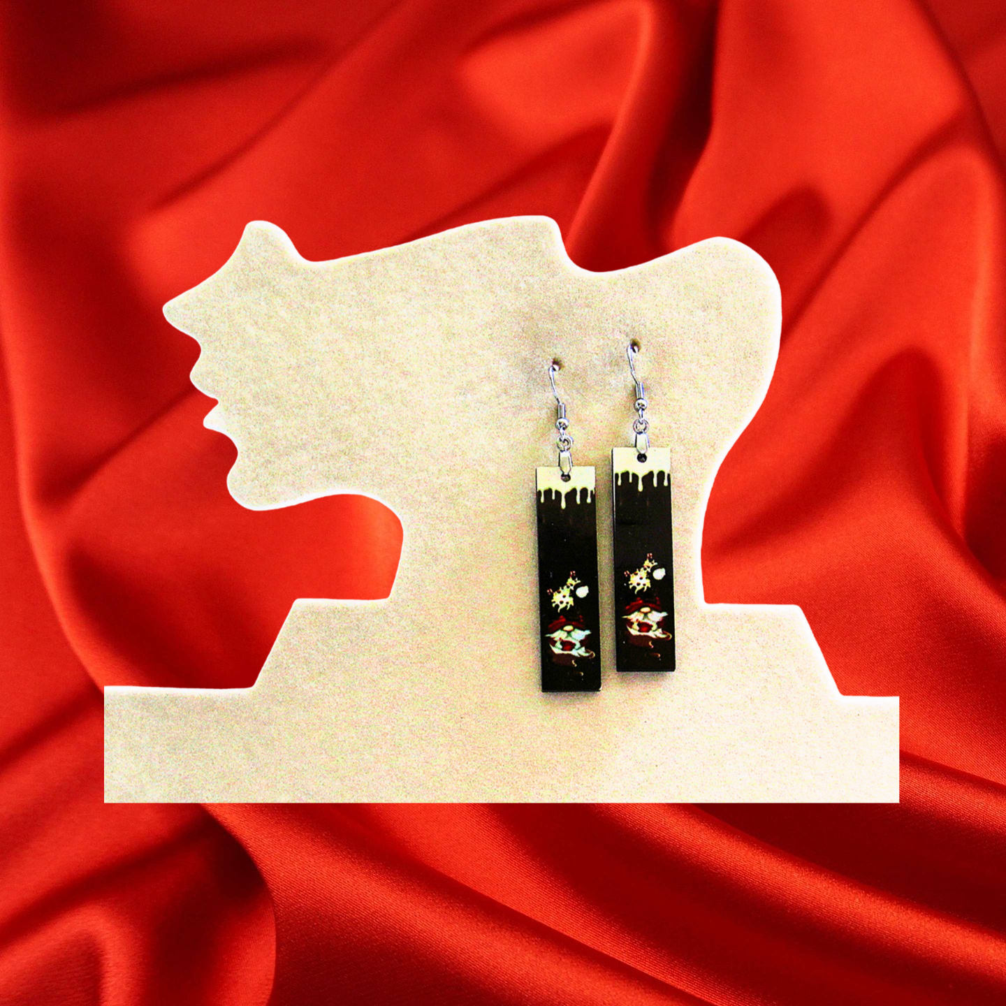 Bar Shaped Sublimated Earring MDF