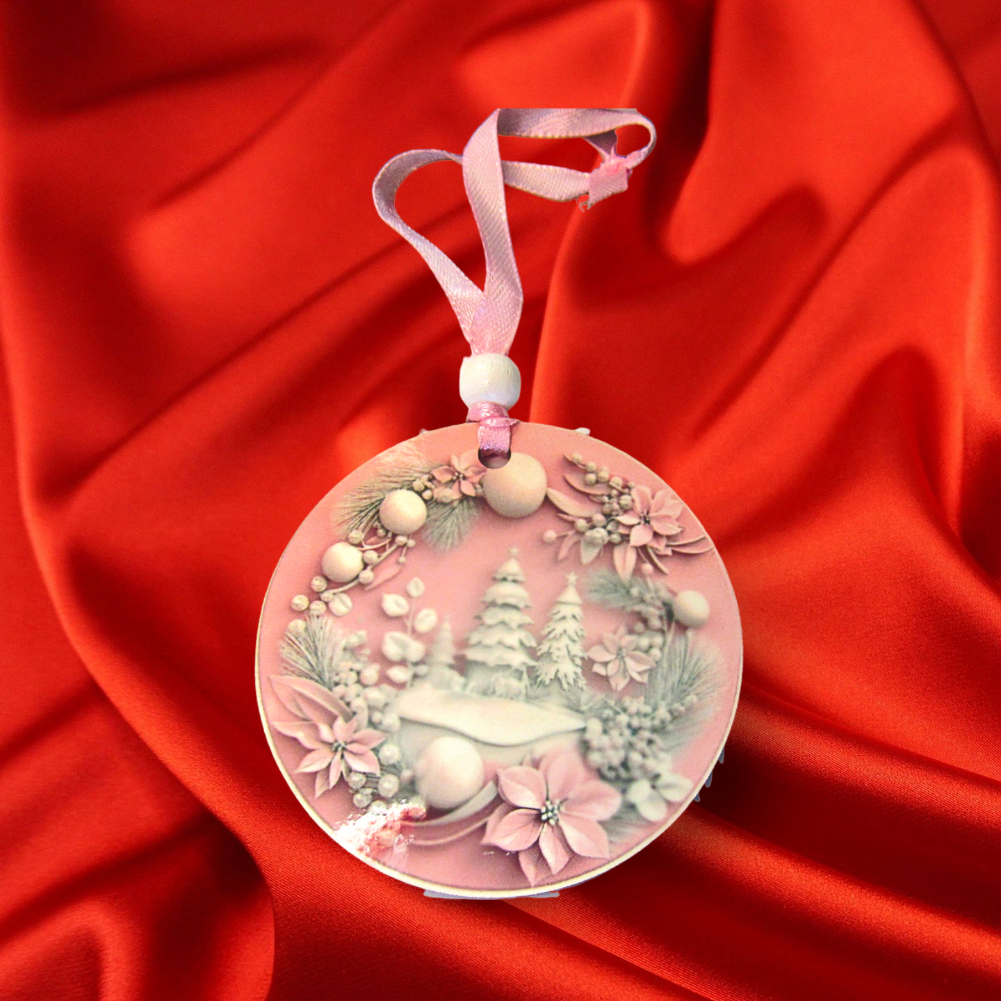 Round Shaped Sublimated Ornament