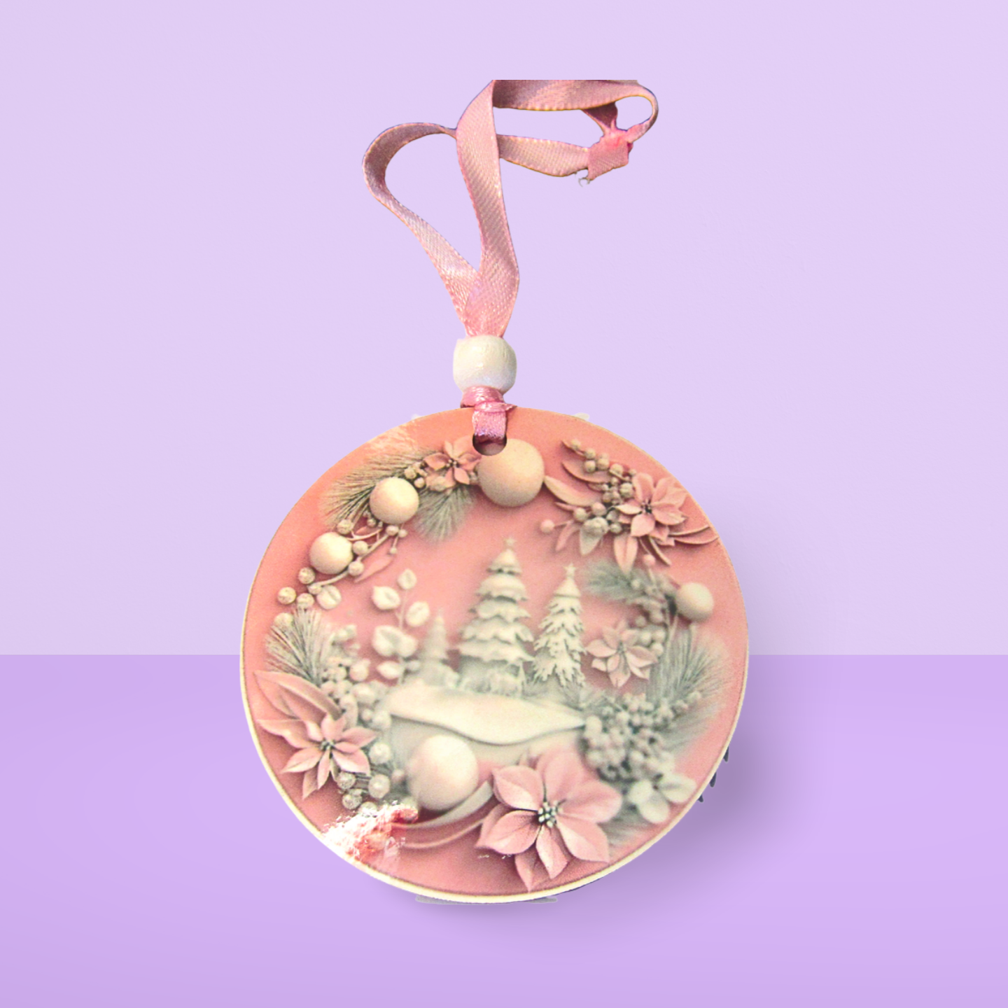 Round Shaped Sublimated Ornament