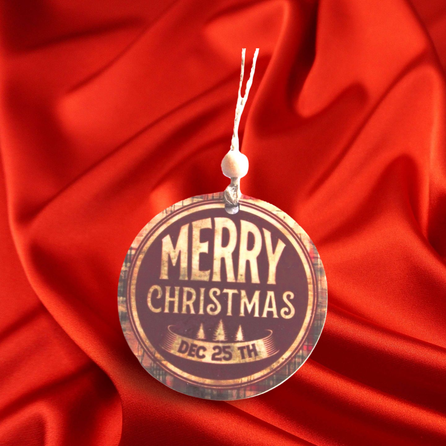 Round Shaped Sublimated Ornament