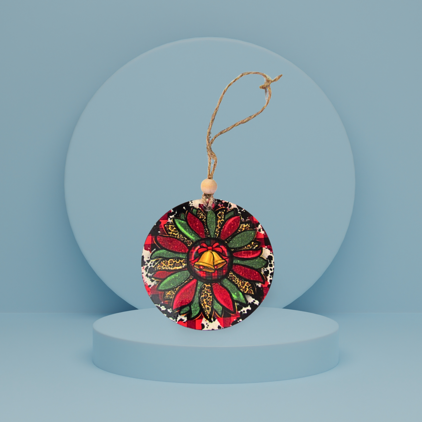 Round Shaped Sublimated Ornament