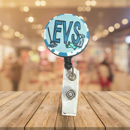 Round Badge Reel Sublimated