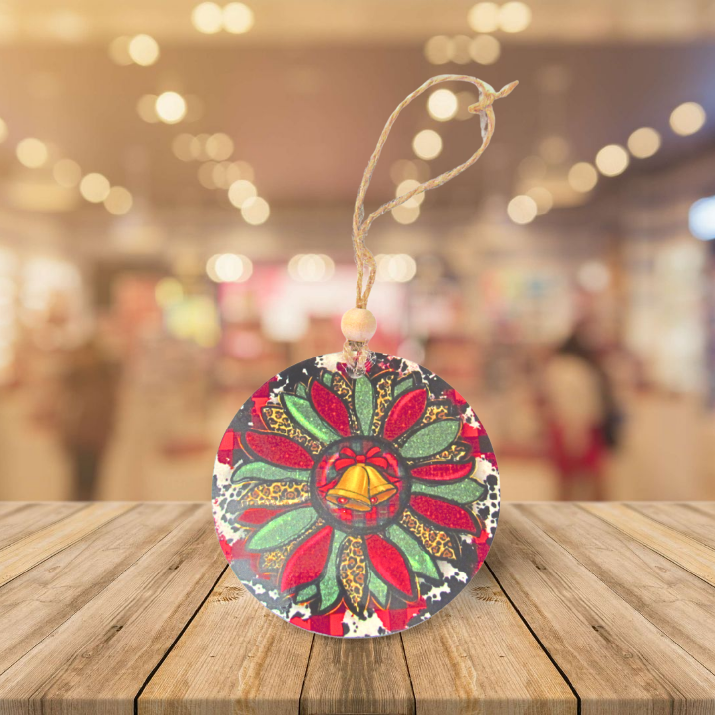 Round Shaped Sublimated Ornament