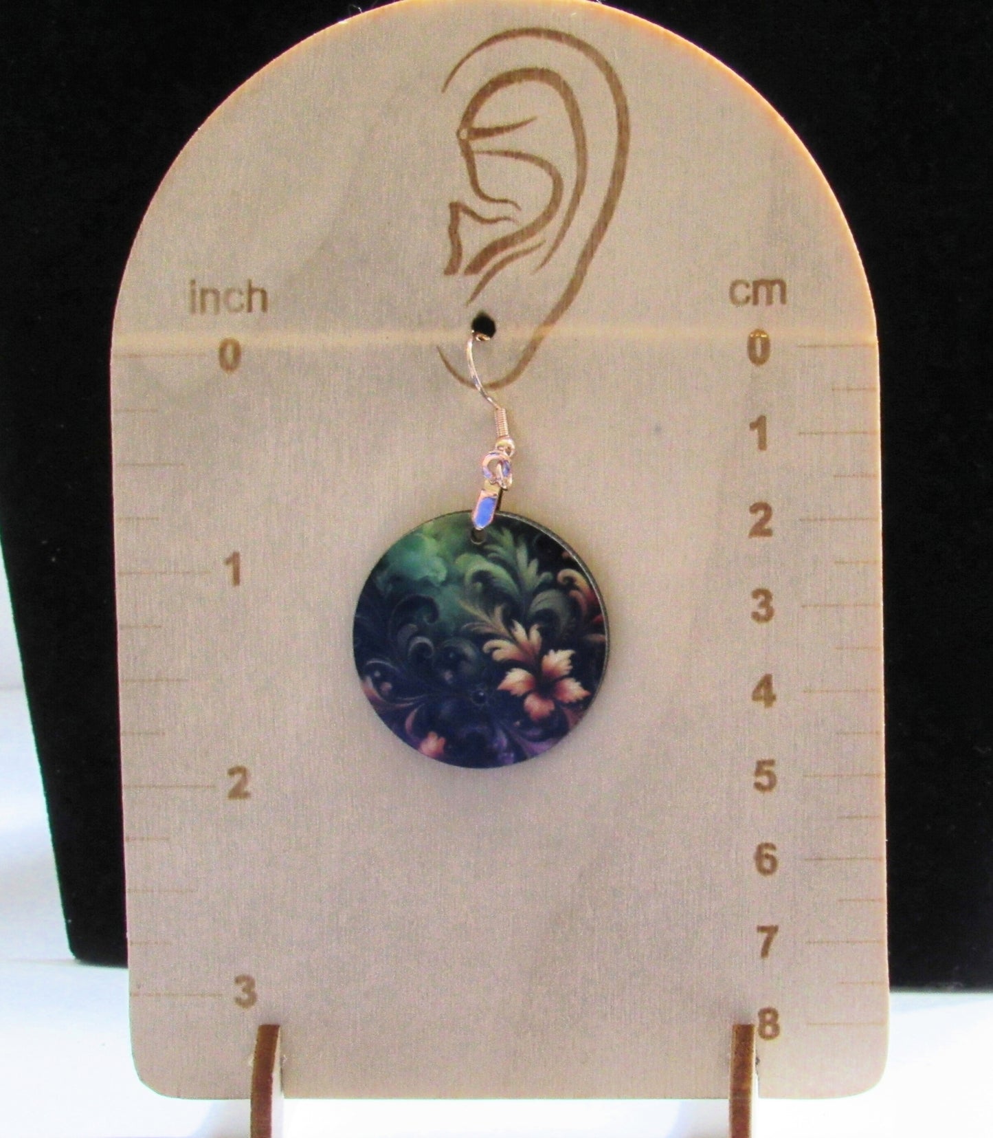 Round Shaped Sublimated 1 inch Earring