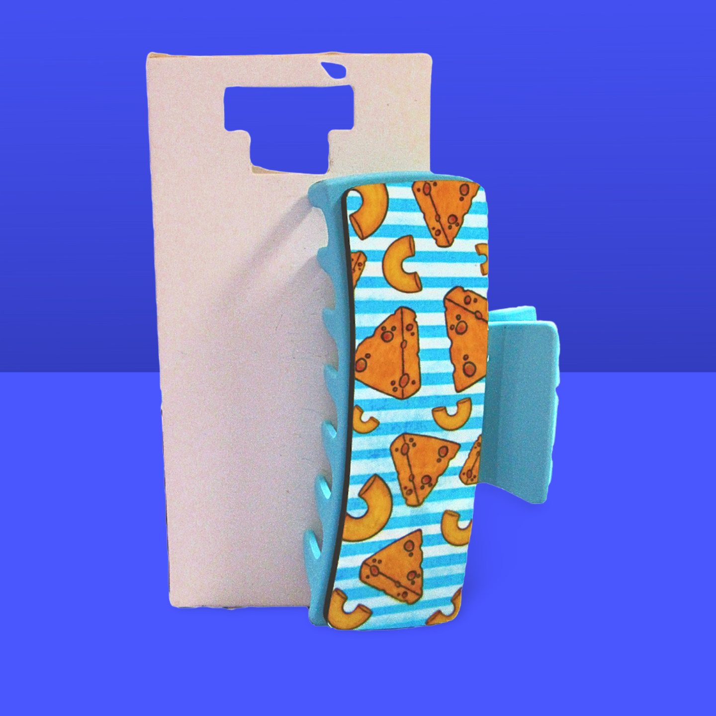 Mac and Cheese Sublimated Large Hairclip
