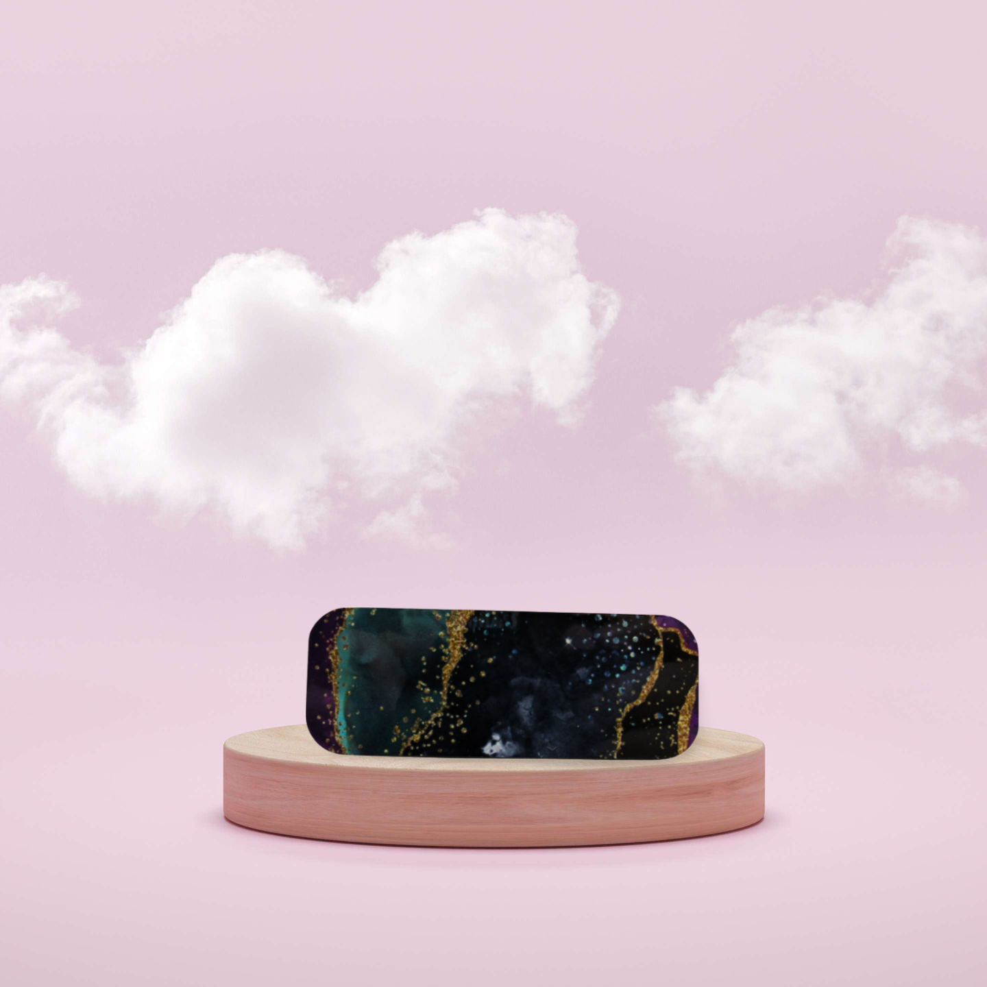 Rectangle Shaped Sublimated Barrette