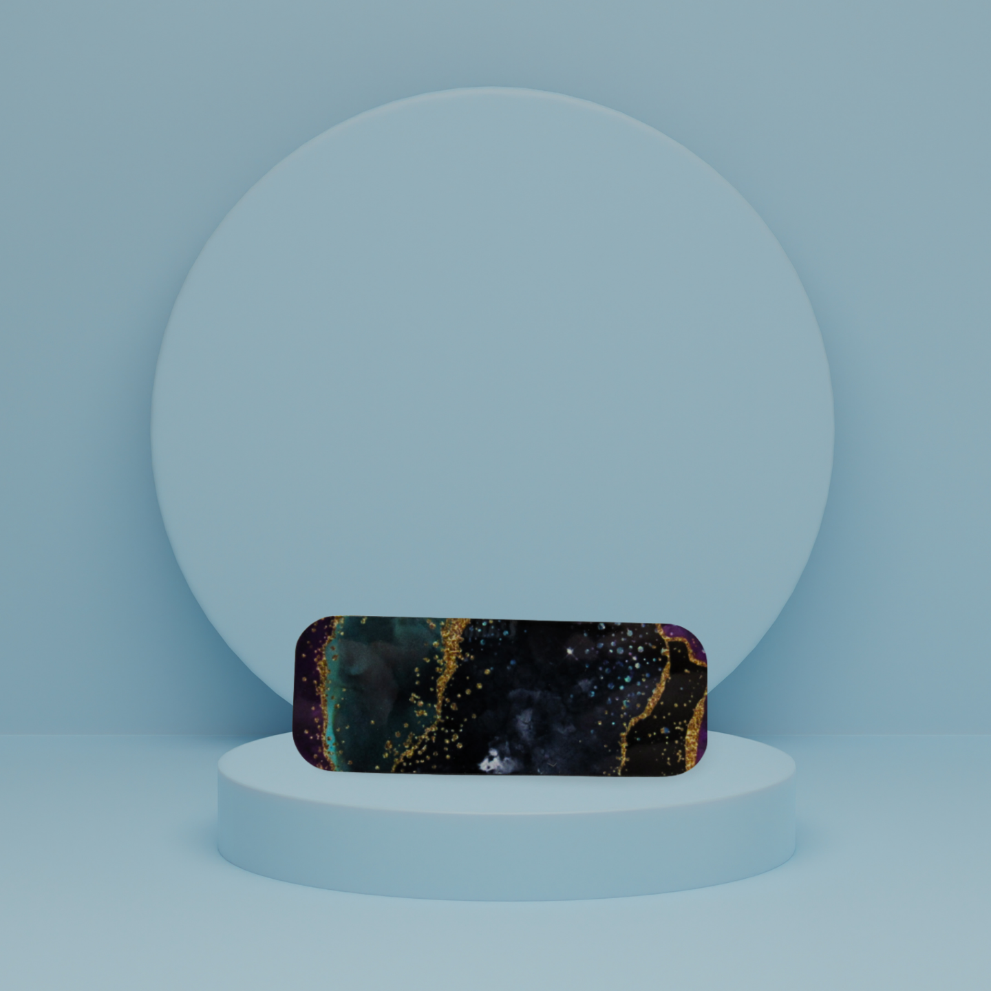 Rectangle Shaped Sublimated Barrette