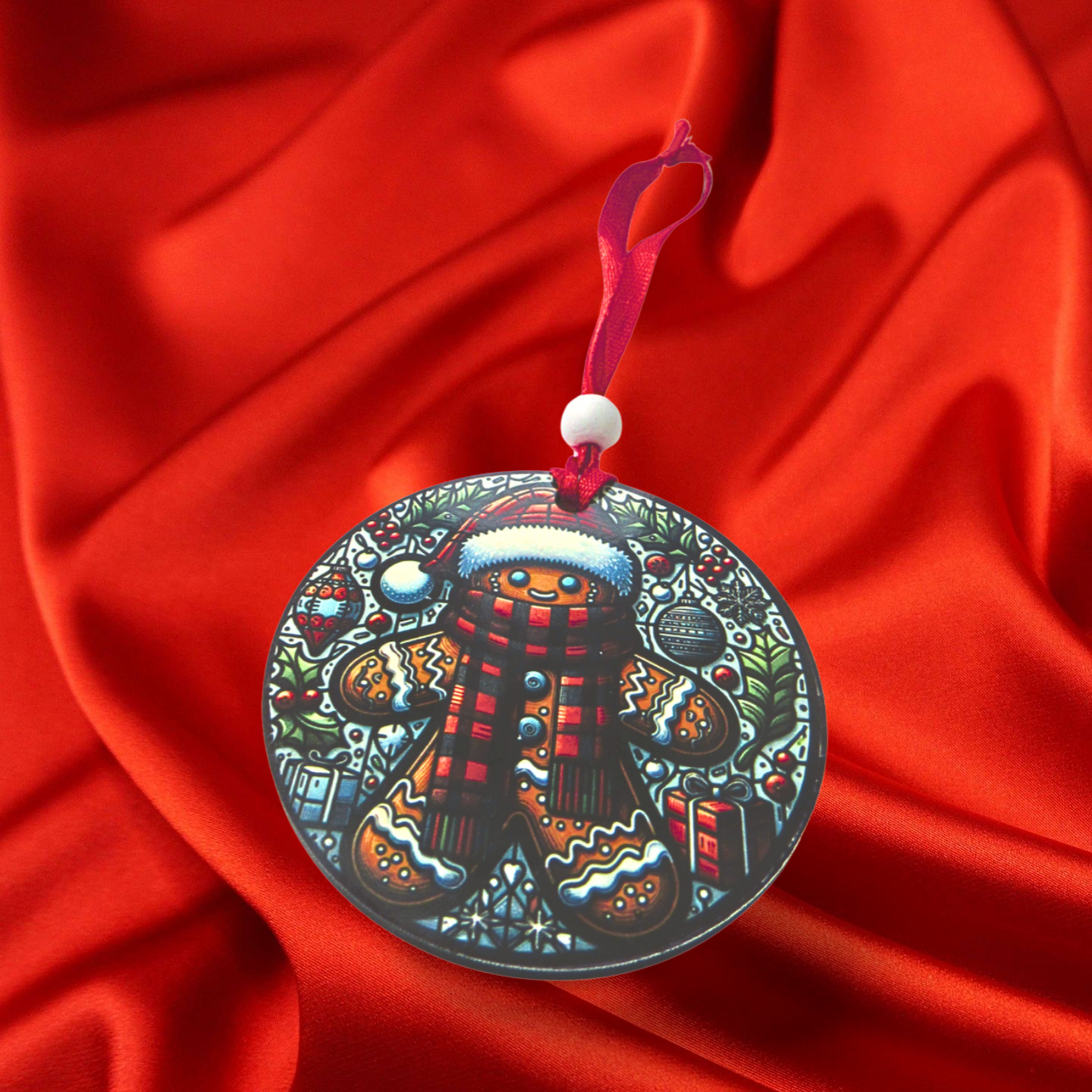 Round Shaped Sublimated Ornament