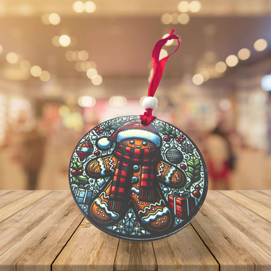 Round Shaped Sublimated Ornament