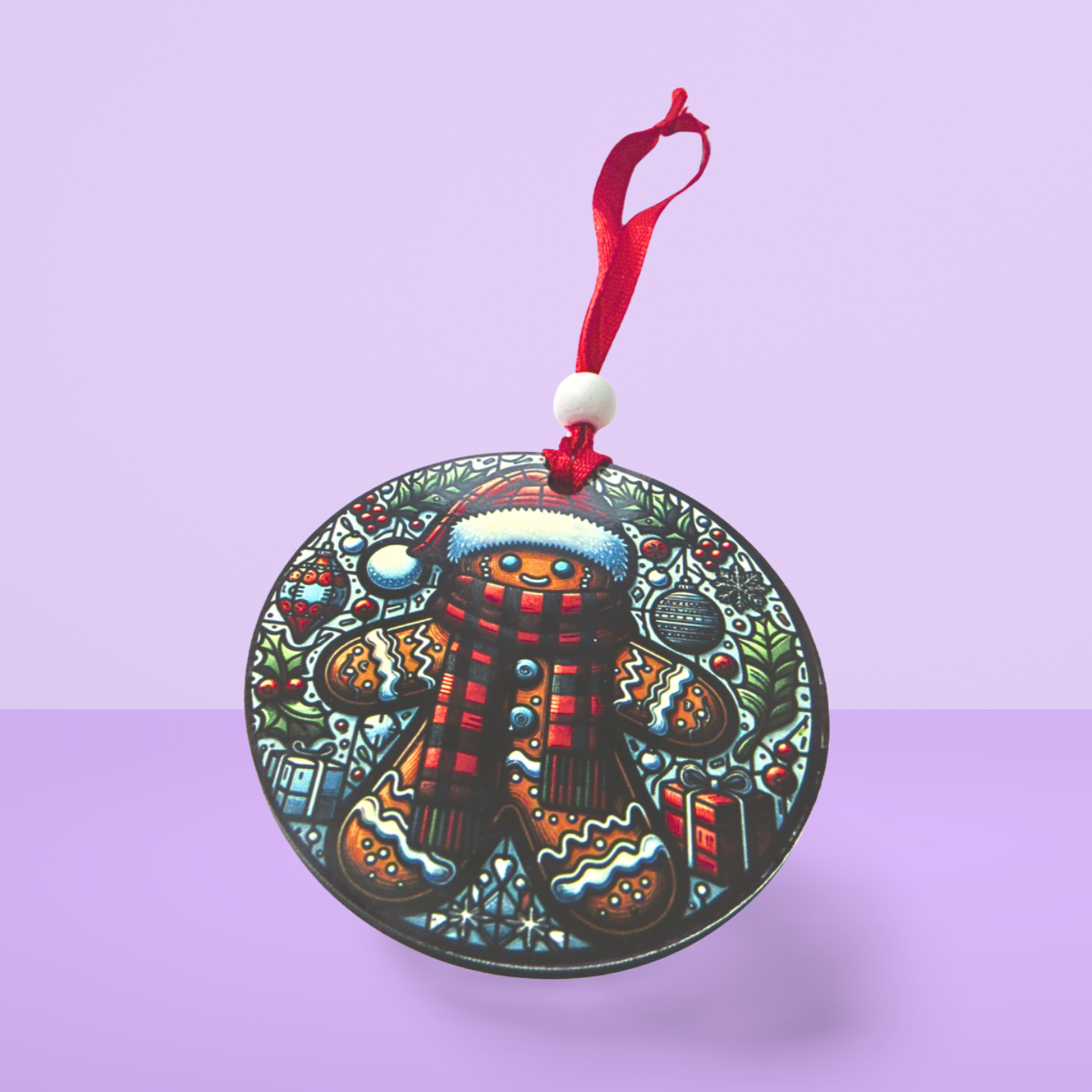 Round Shaped Sublimated Ornament
