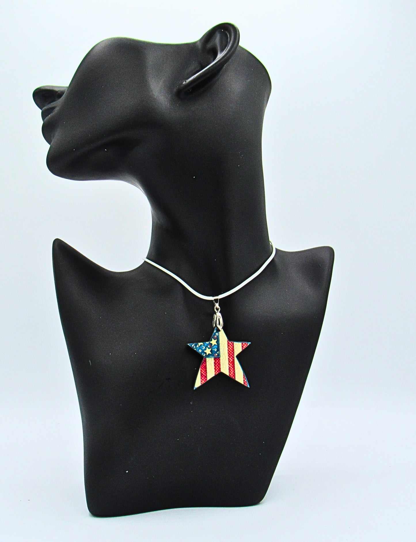 MDF-Star Shaped Sublimated Necklace 17 inch
