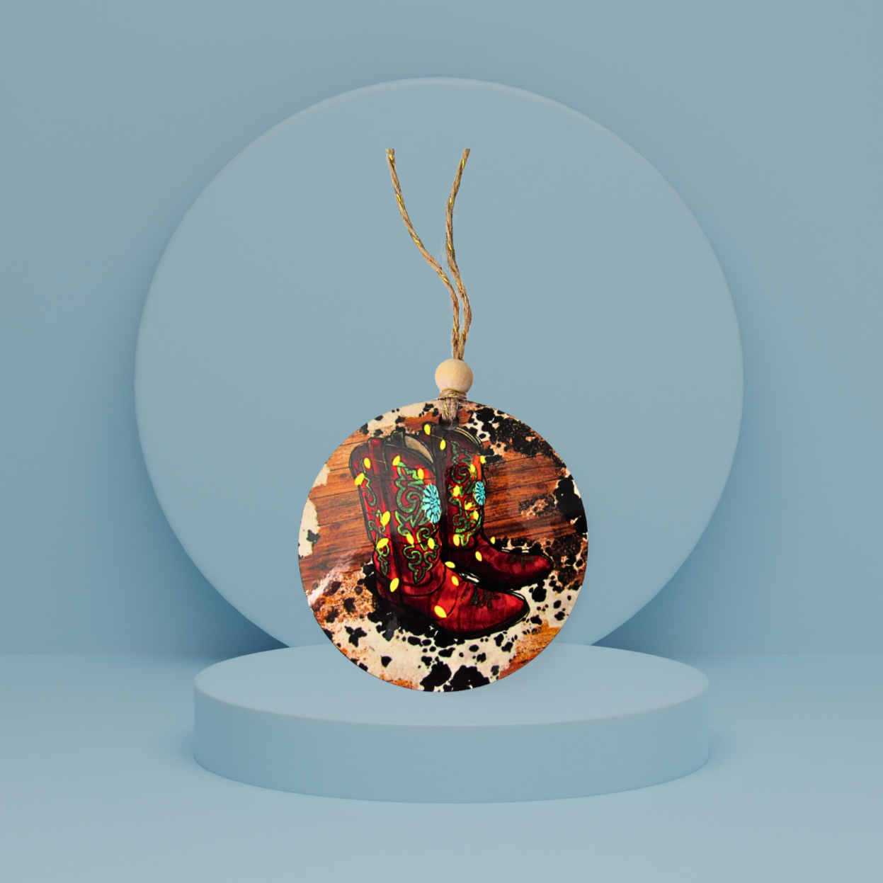 Round Shaped Sublimated Ornament