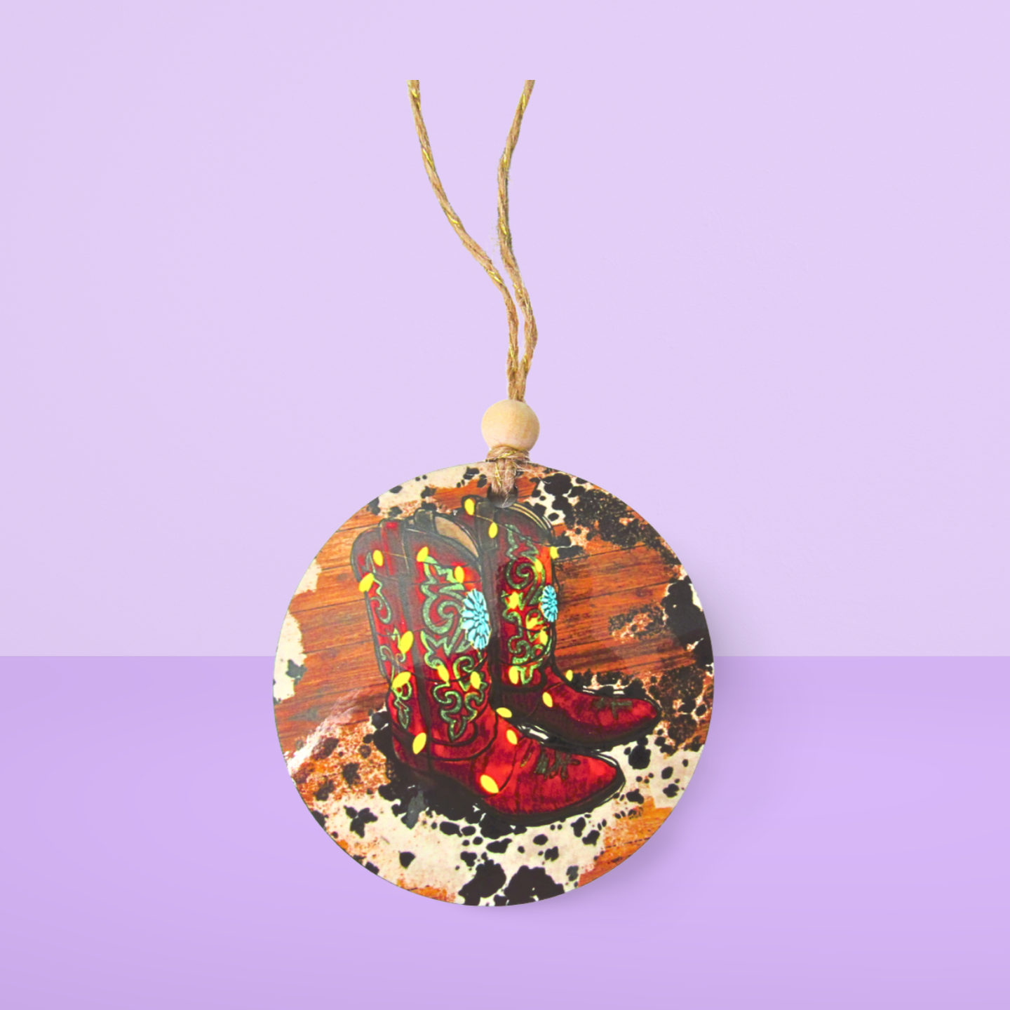 Round Shaped Sublimated Ornament
