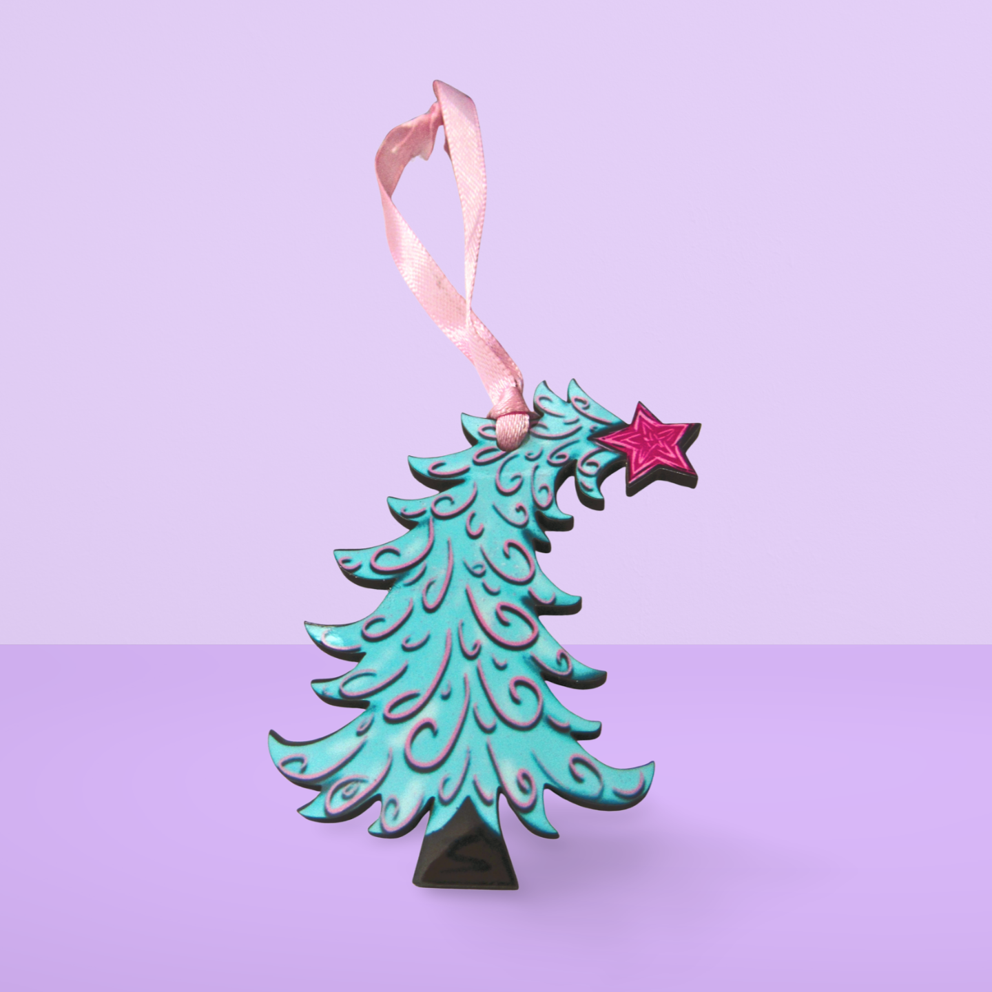 Whimsical Tree Shaped MDF Sublimated Ornament