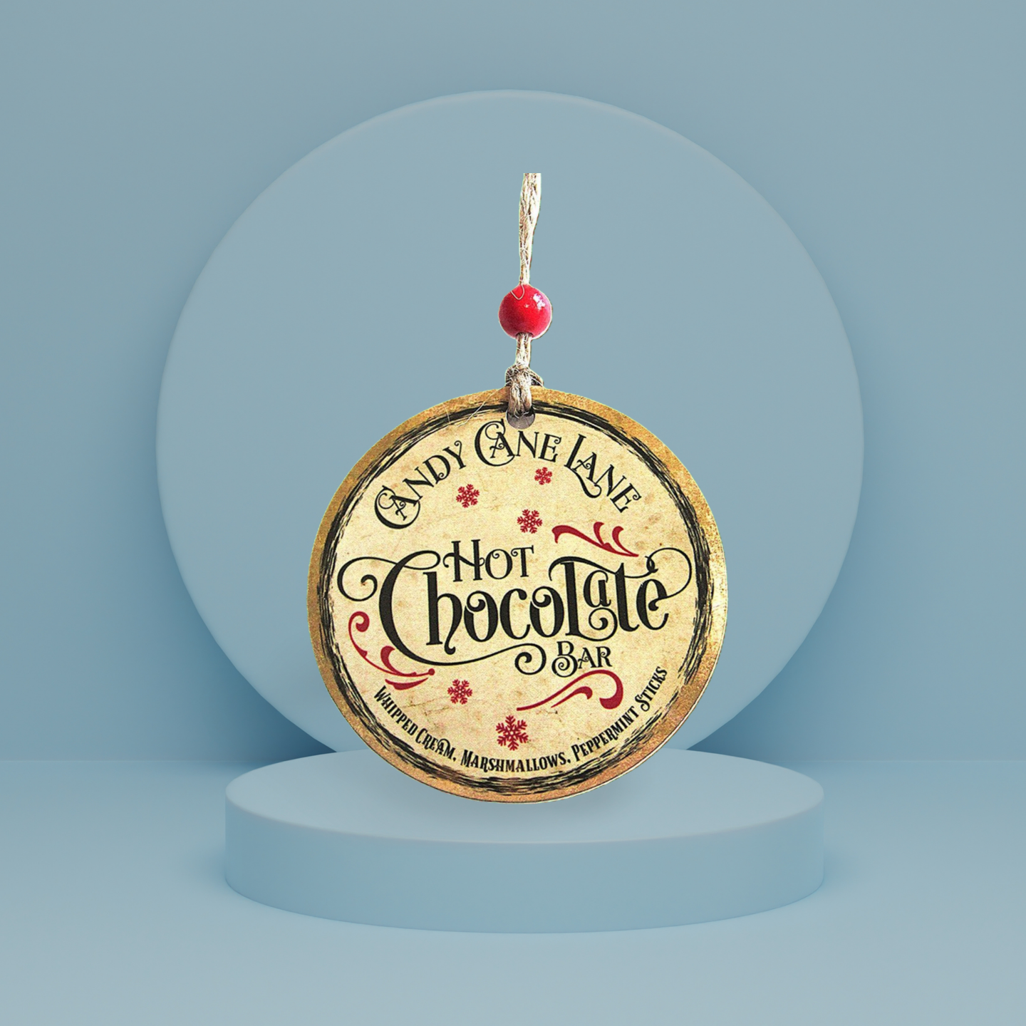 Round Shaped Sublimated Ornament