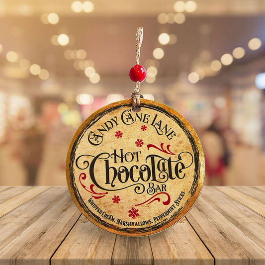 Round Shaped Sublimated Ornament