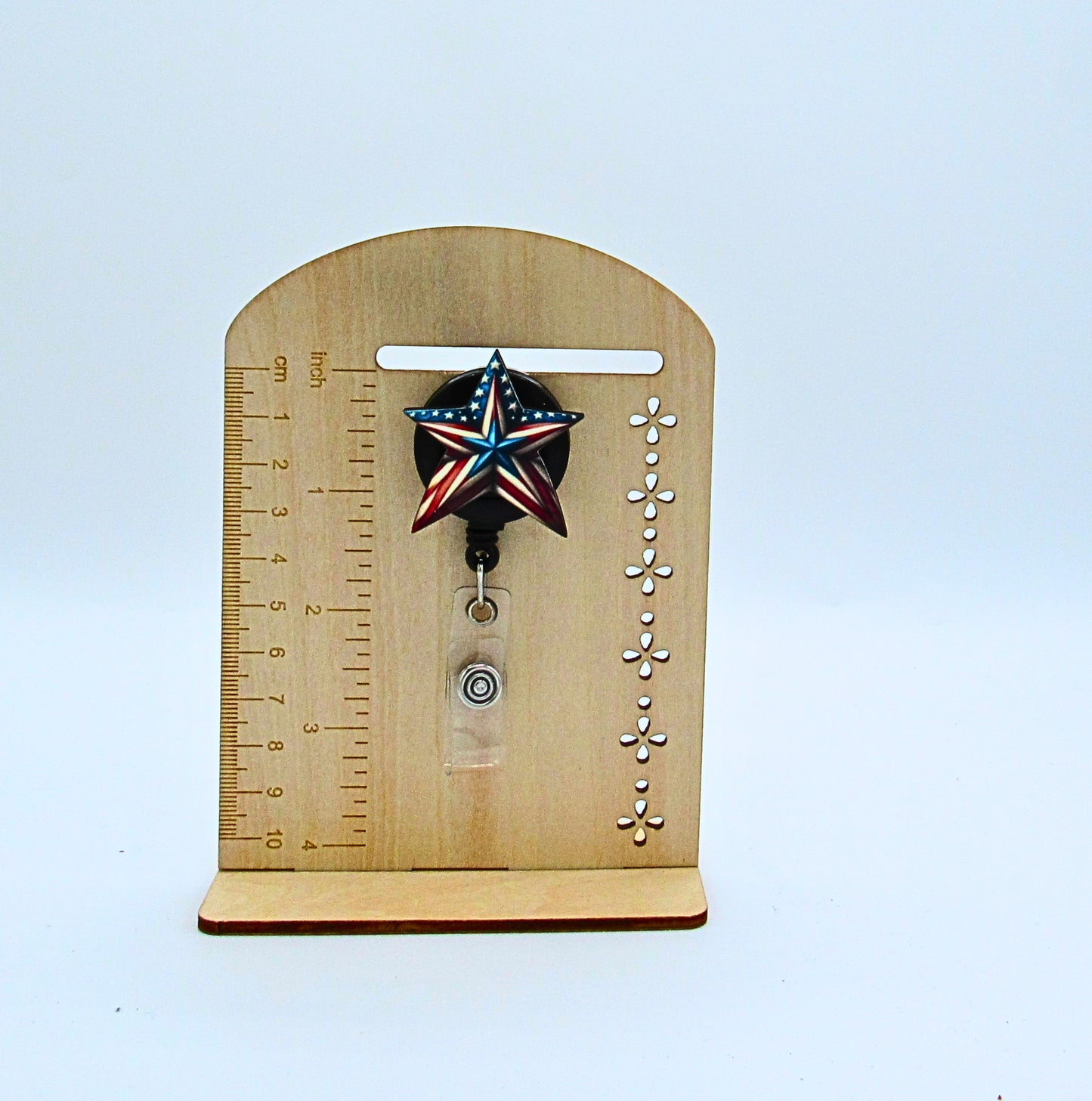 MDF-Star Shaped Sublimated Badge Reel