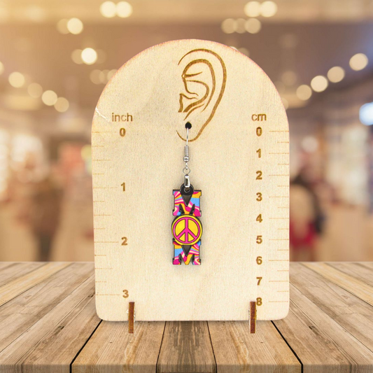 Mom Shaped Sublimated Earrings 1.5 inch