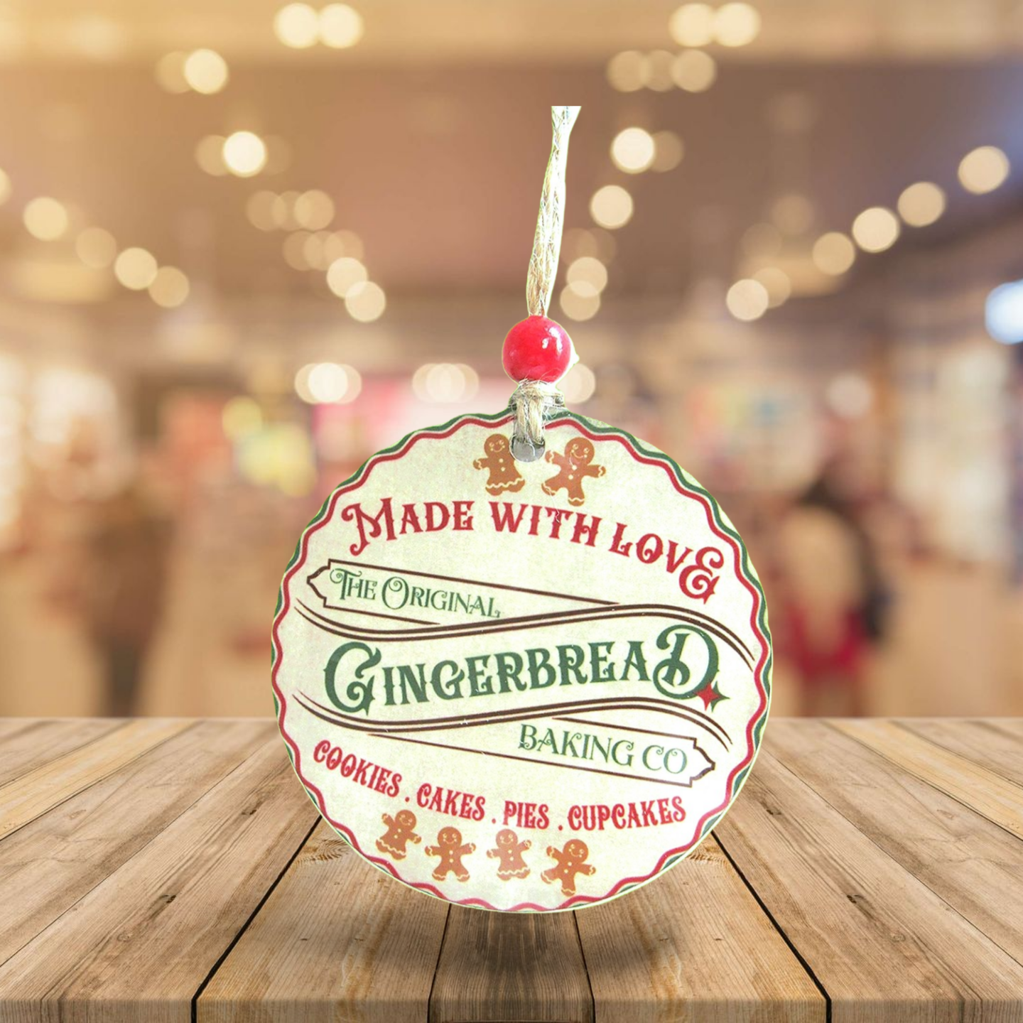 Round Shaped Sublimated Ornament