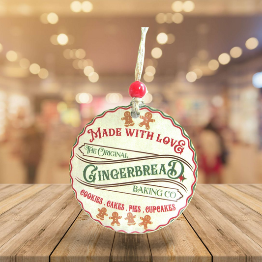 Round Shaped Sublimated Ornament