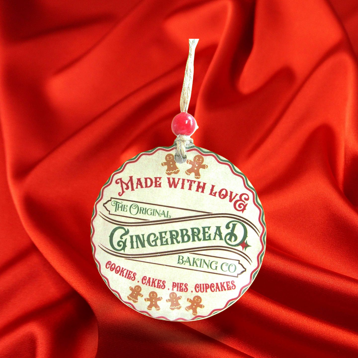 Round Shaped Sublimated Ornament