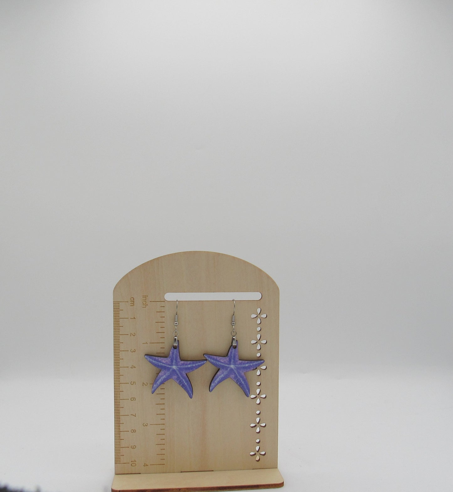MDF-Starfish Shaped Sublimated Earrings 1.5 inch