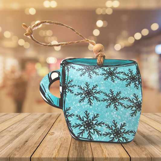 Cup Shaped MDF Sublimated Ornament
