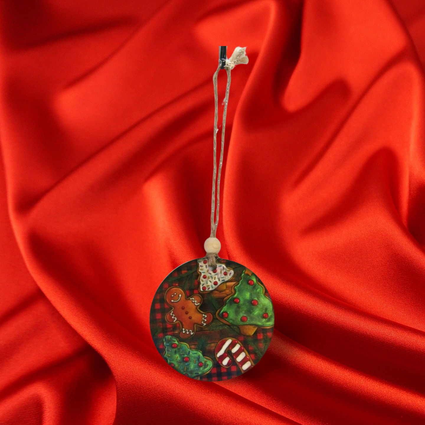 Round Shaped Sublimated Ornament