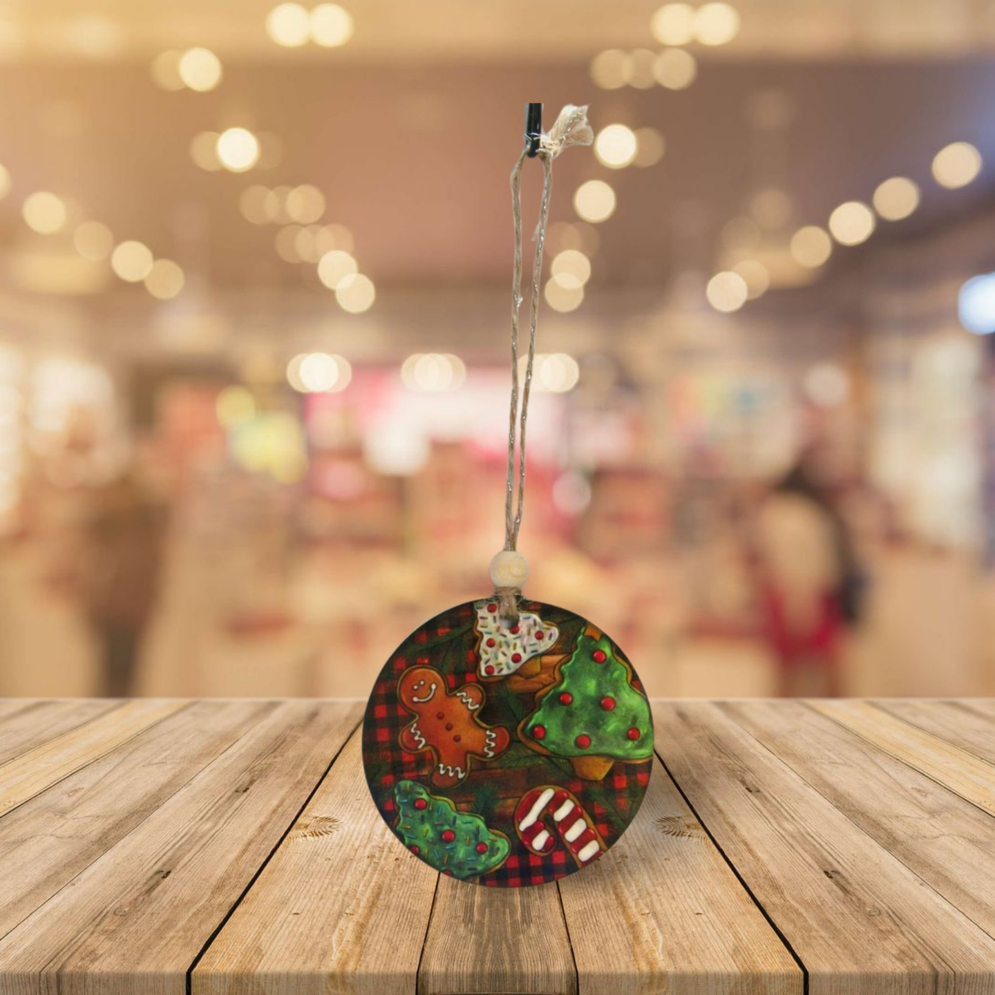 Round Shaped Sublimated Ornament