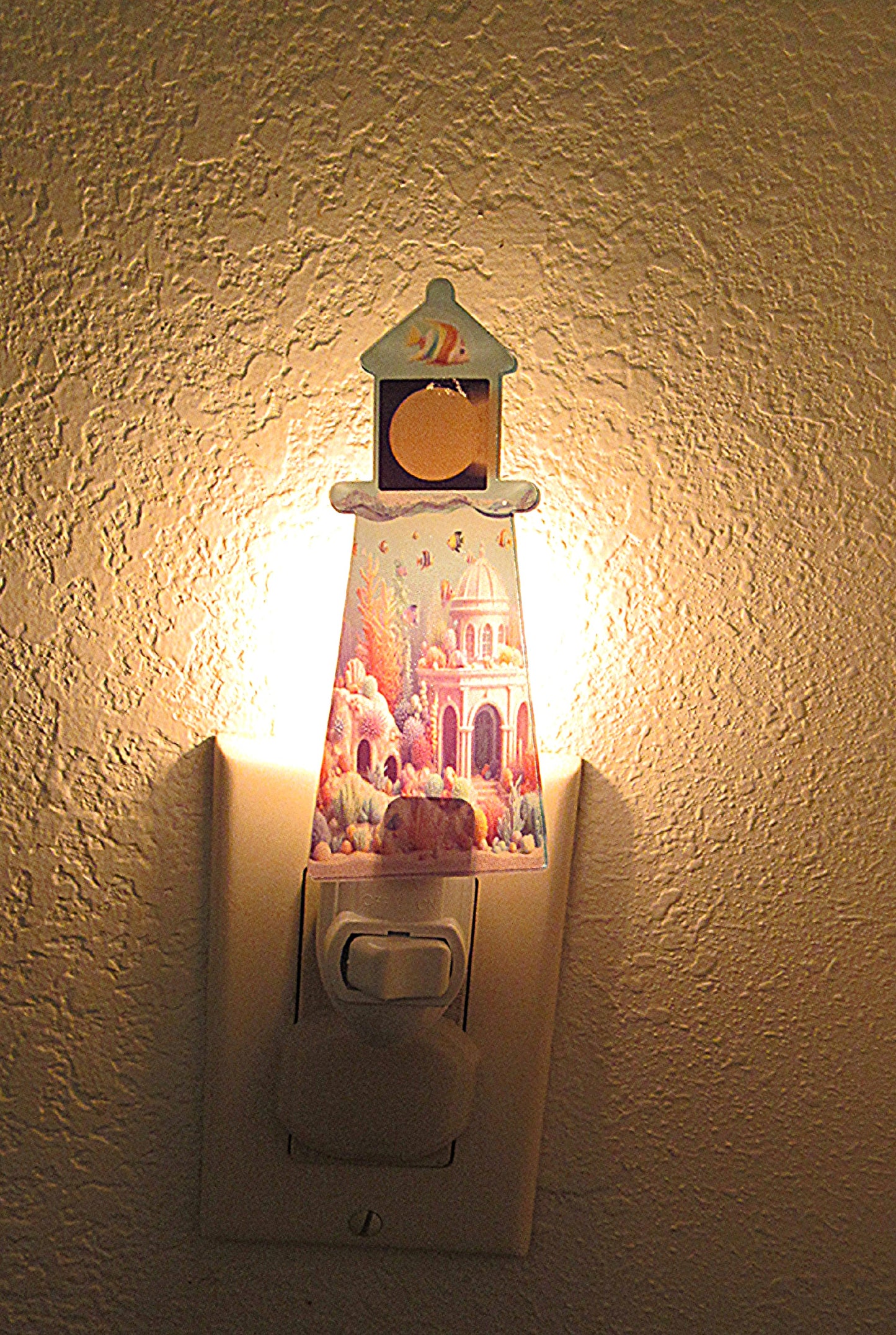 Lighthouse Shaped Sublimated Electric Night Light