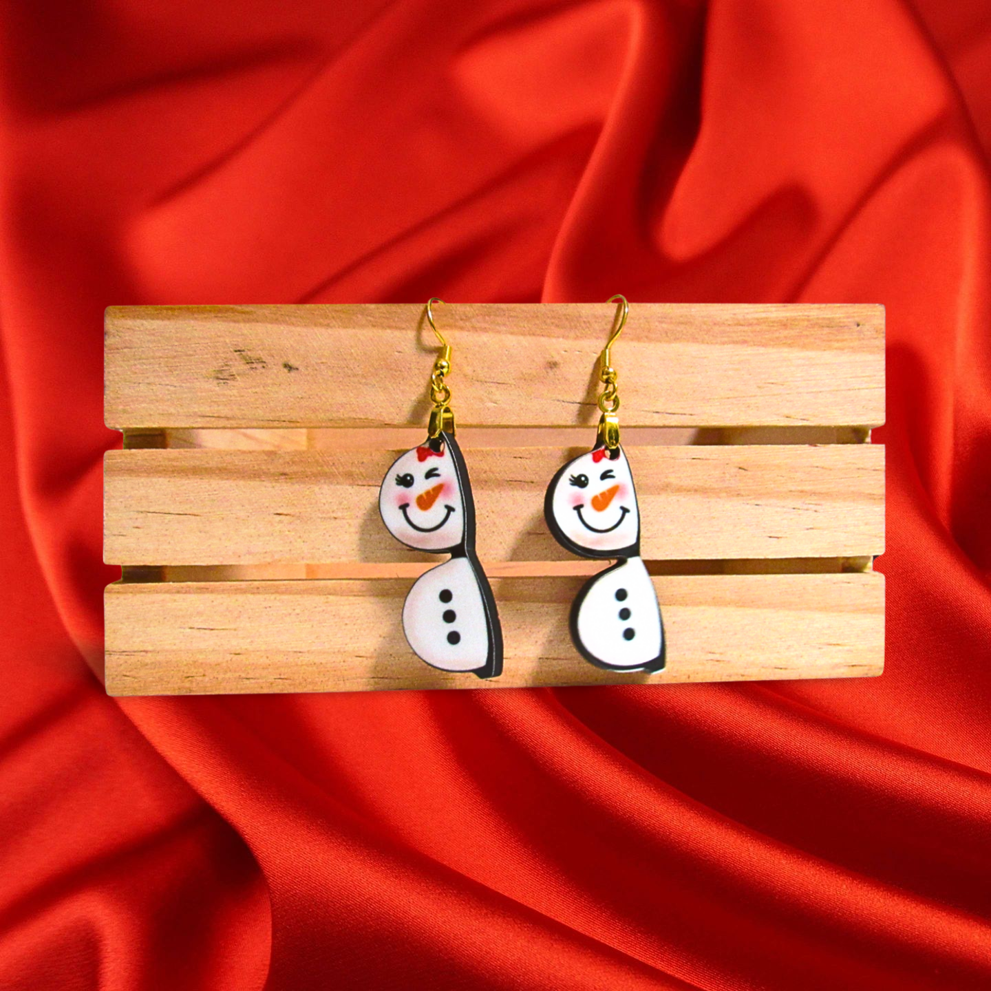 Sunglass Shaped Sublimated Earrings