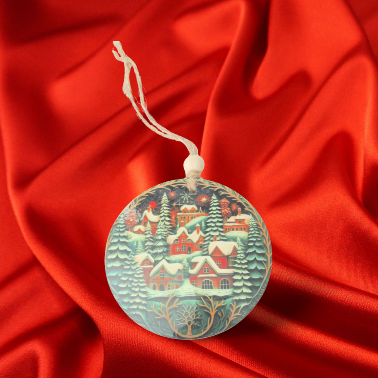 Round Shaped Sublimated Ornament