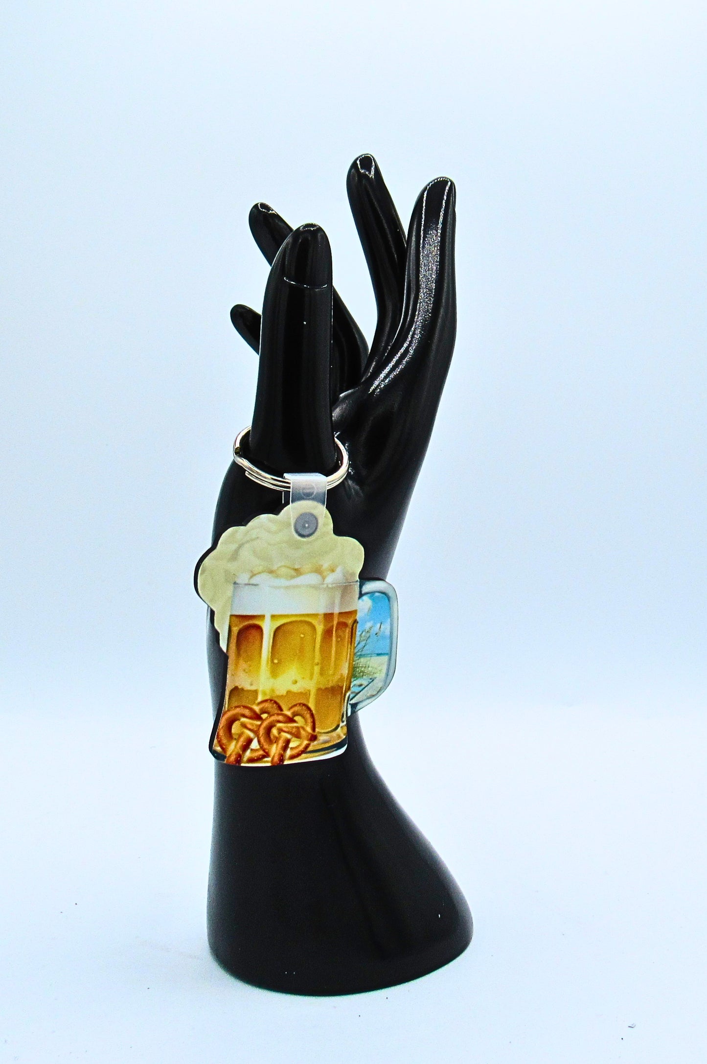 MDF- Beer Stein Shaped Sublimated Keychain