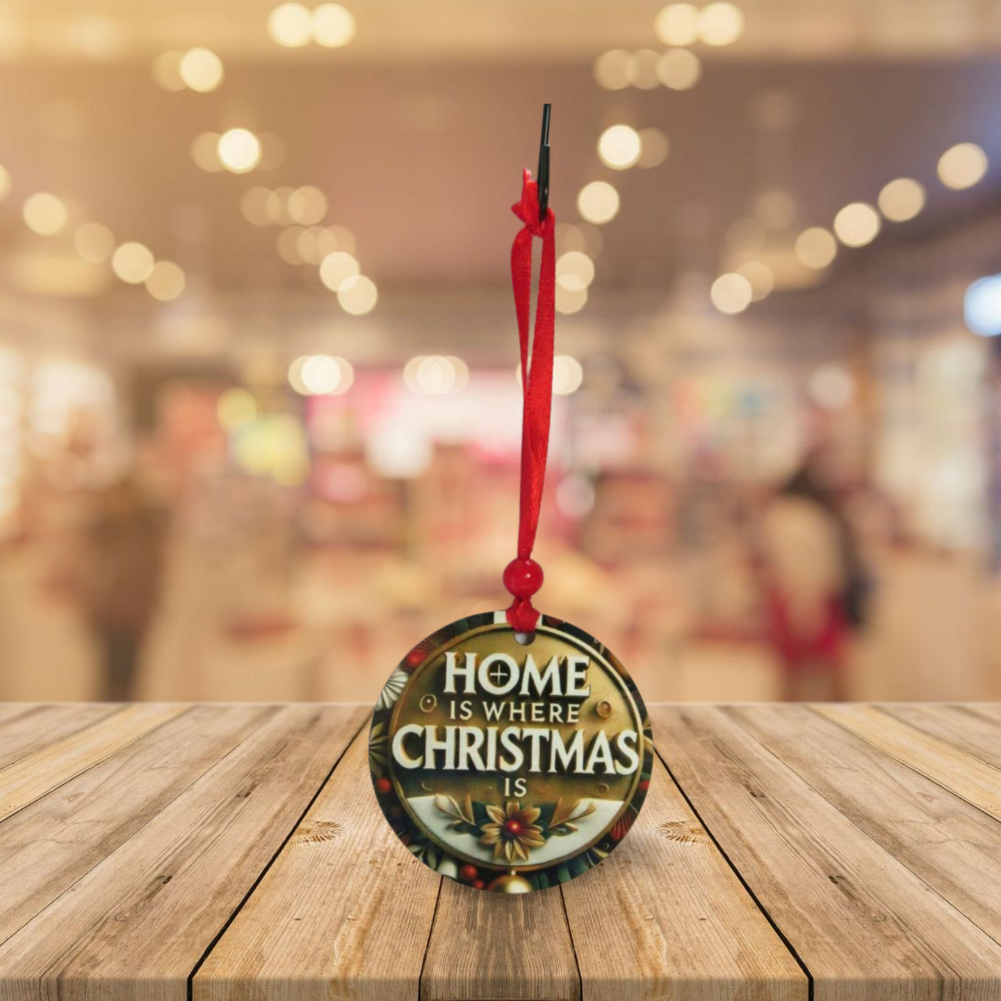 Round Shaped Sublimated Ornament